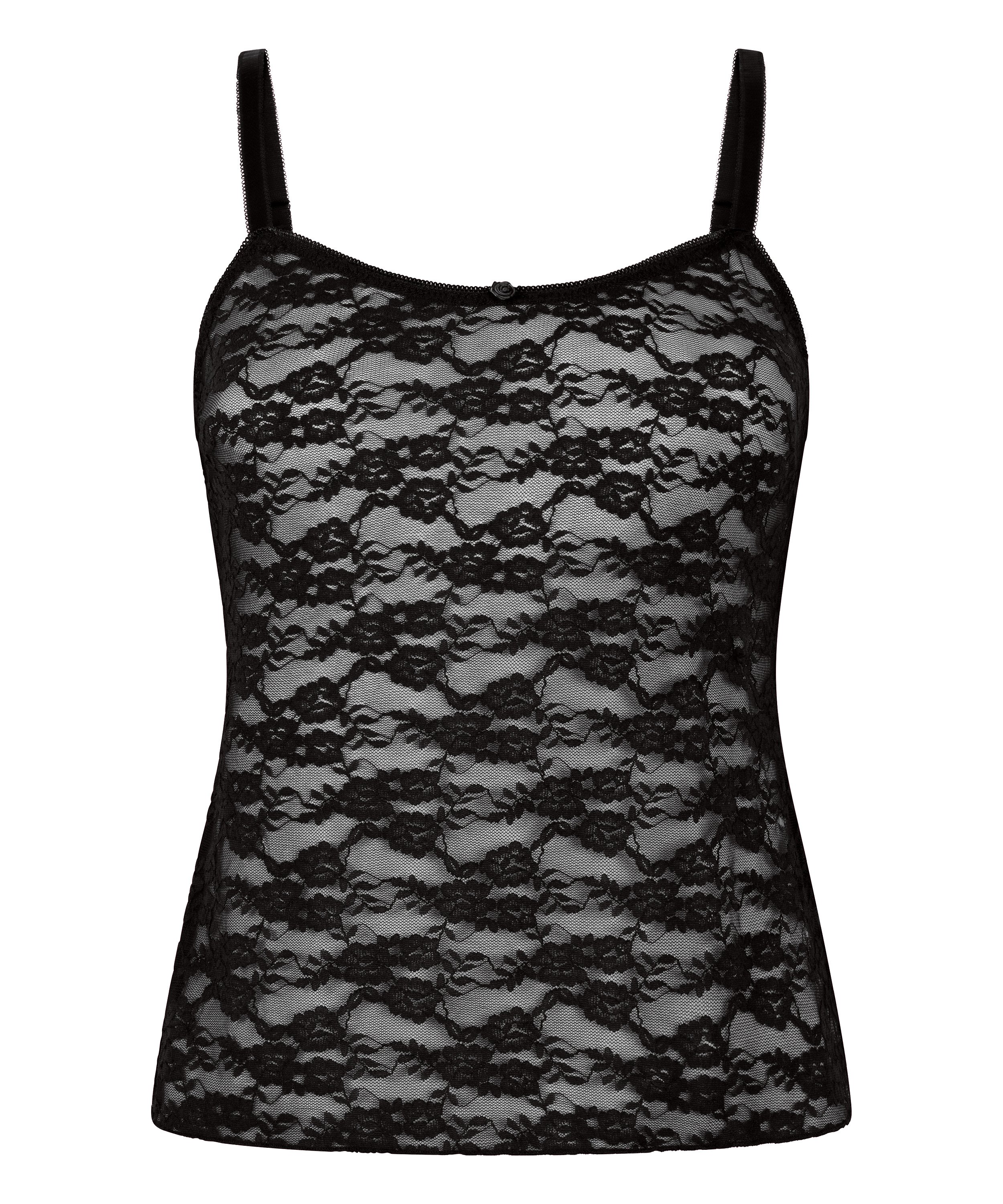 Cami Allover Lace, Black, main