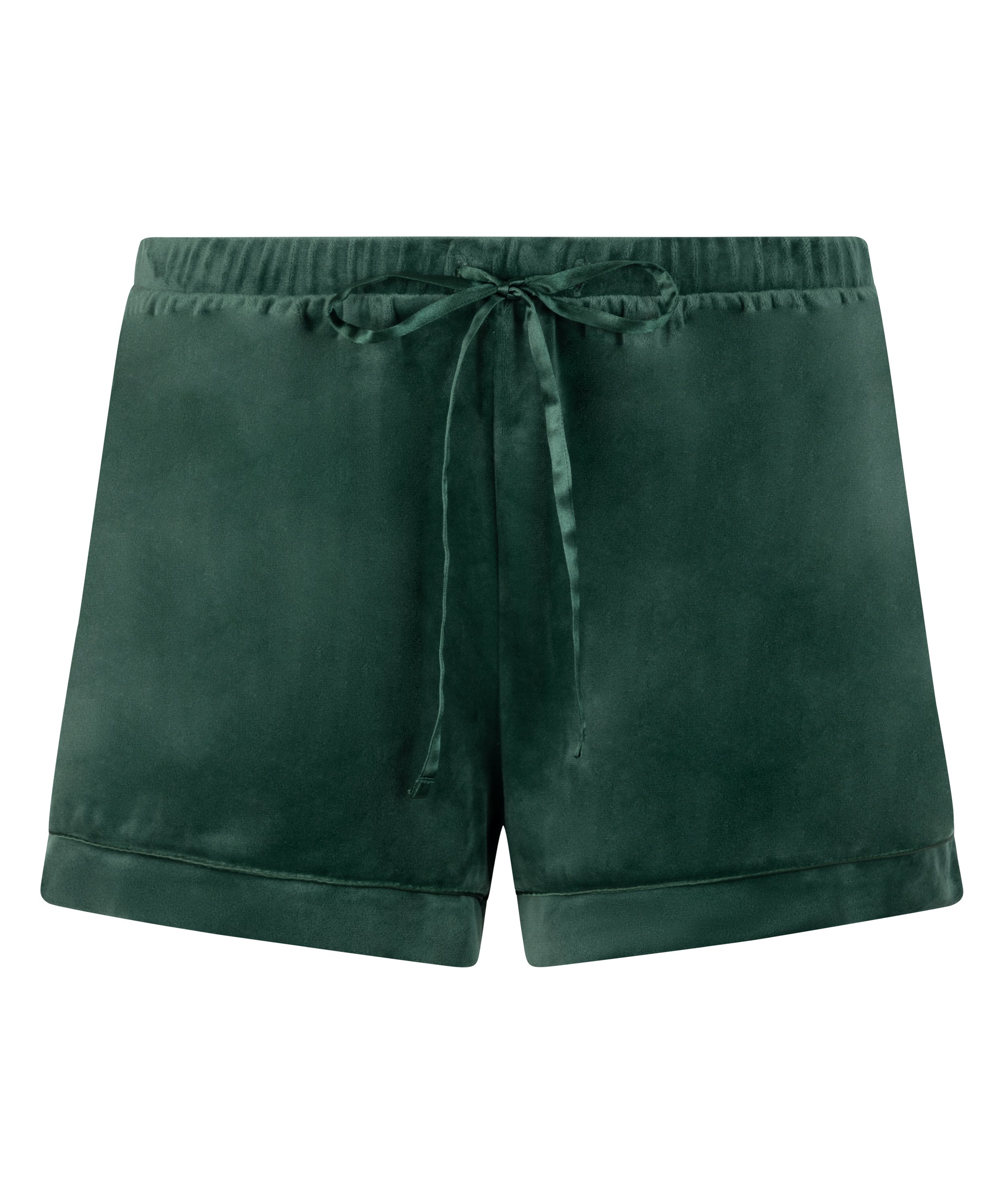 Velvet shorts, Green, main