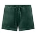 Velvet shorts, Green
