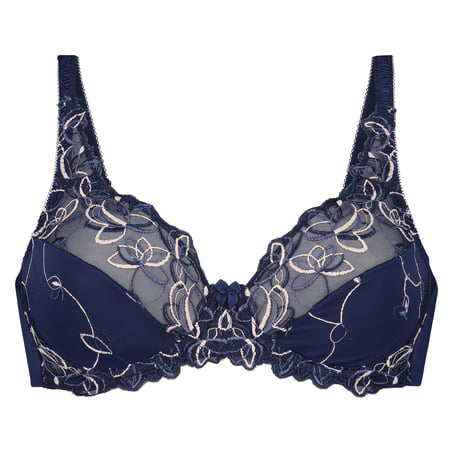 Diva Non-Padded Underwired Bra, Blue