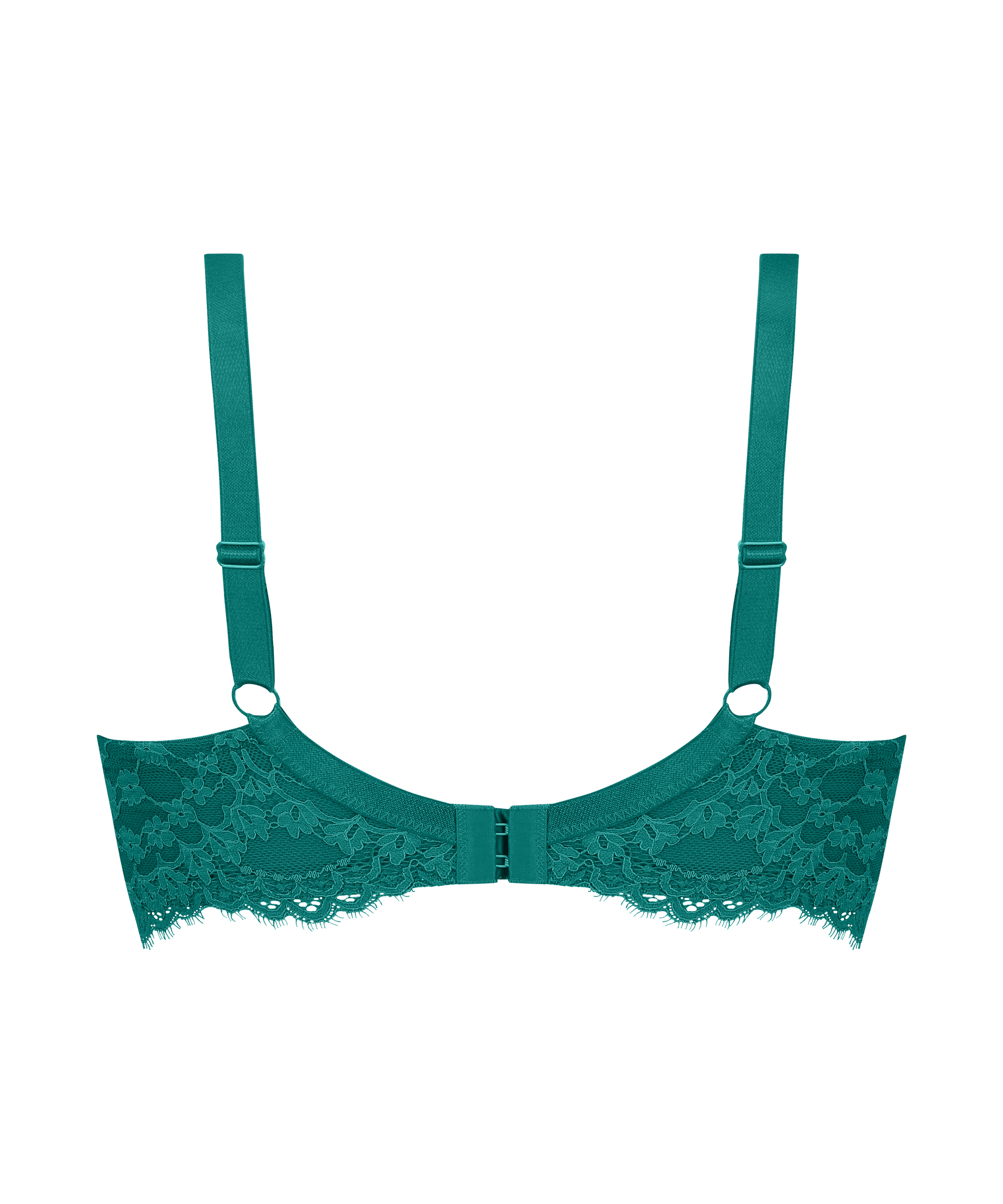 Daisy Non-Padded Underwired Bra, Green, main