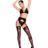 15 Denier Heart Stockings, Black