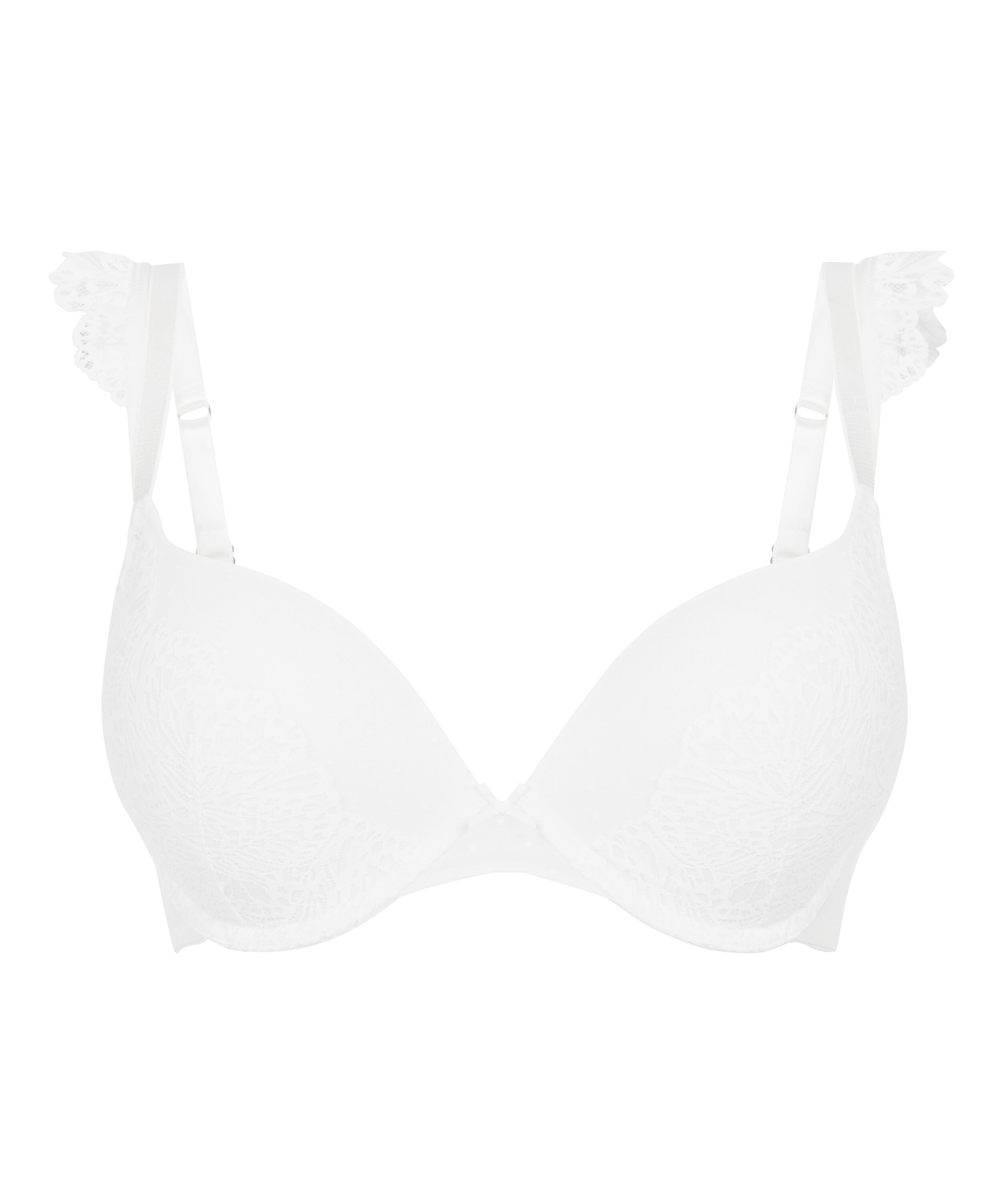 Posie Padded Underwired Maximizer Bra, White