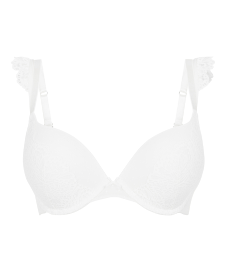 Posie Padded Underwired Maximizer Bra, White