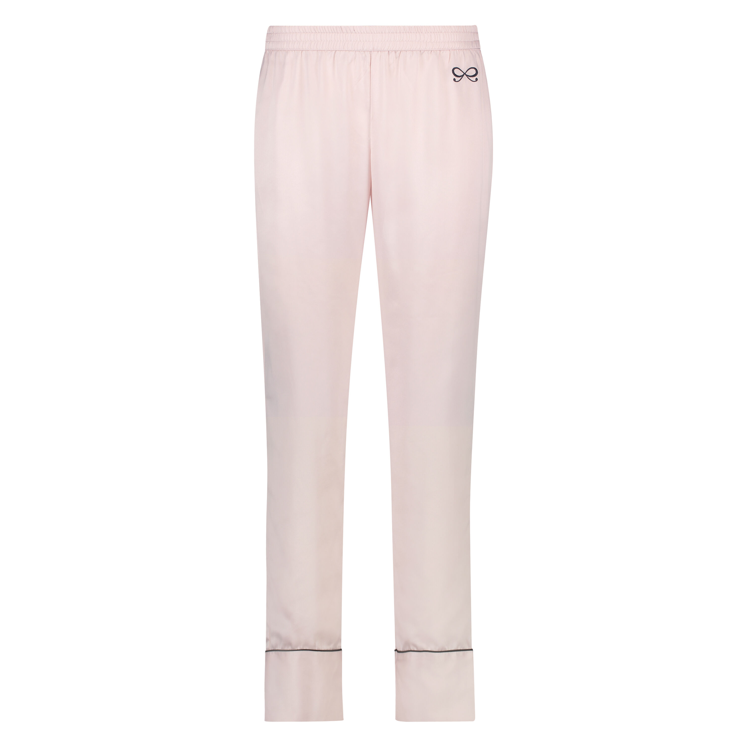 Satin Pyjama Pants Bow, Pink