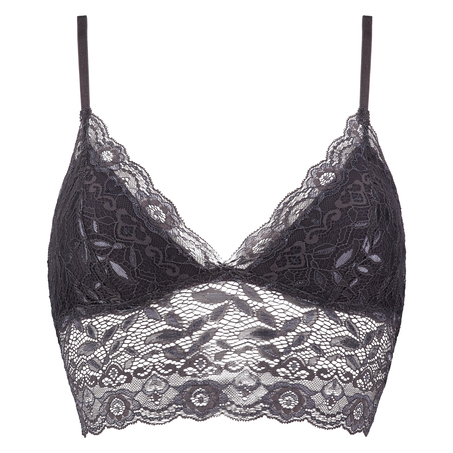 Bralette longline Fancy, Gray