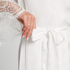 Satin Kimono, White