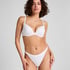 Cotton Padded Underwired Push-Up Bra, White