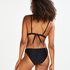 Pride triangle bikini top, Black