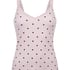 Singlet Rib Jersey Lace, Pink