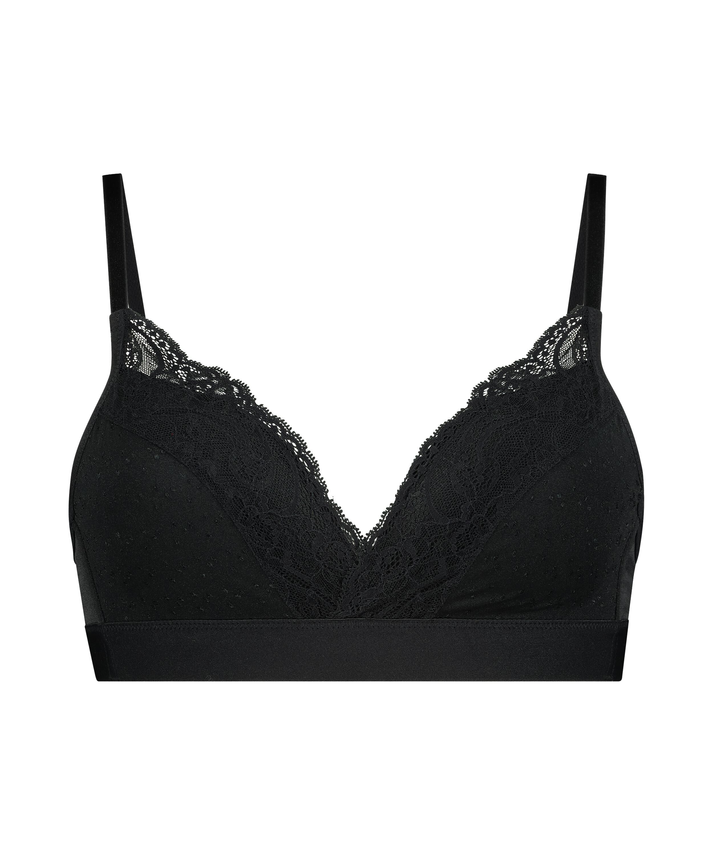 Sophie Padded Non-Underwired Bra, Black
