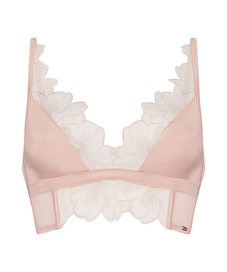 Satin Longline Bralette Blush – PinkPro Beauty Supply