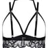 Olivia Open Bralette, Black
