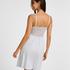 Nora Lace Slip Dress, Blue