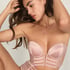 Padded Underwired Longline Bra Rosa, Pink