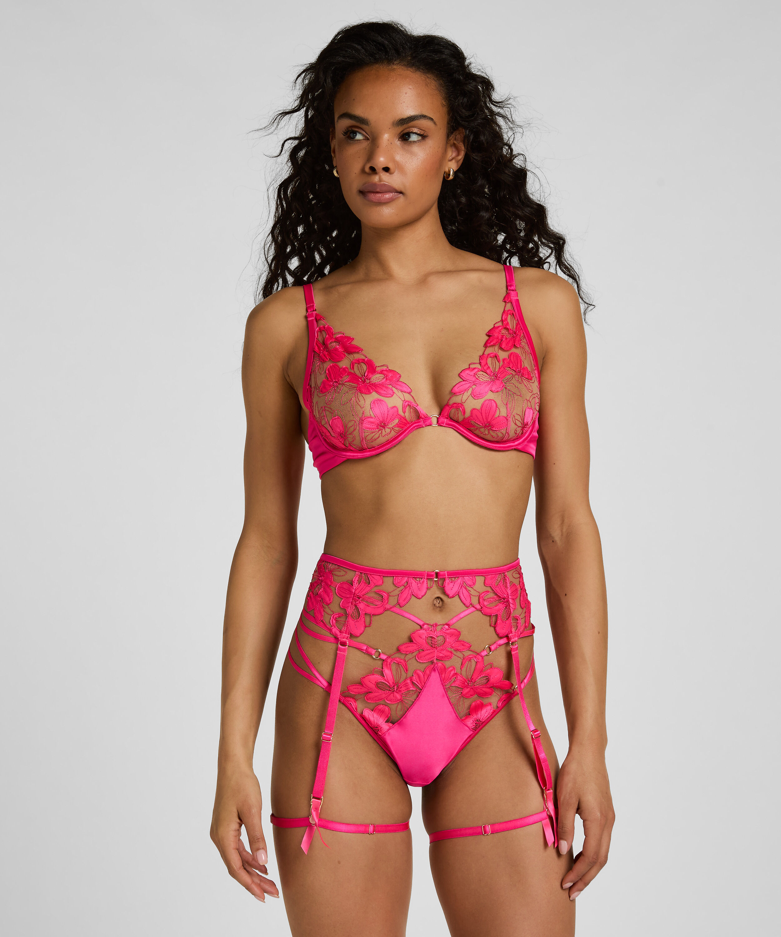 Suspenderbelt Beatrice, Pink