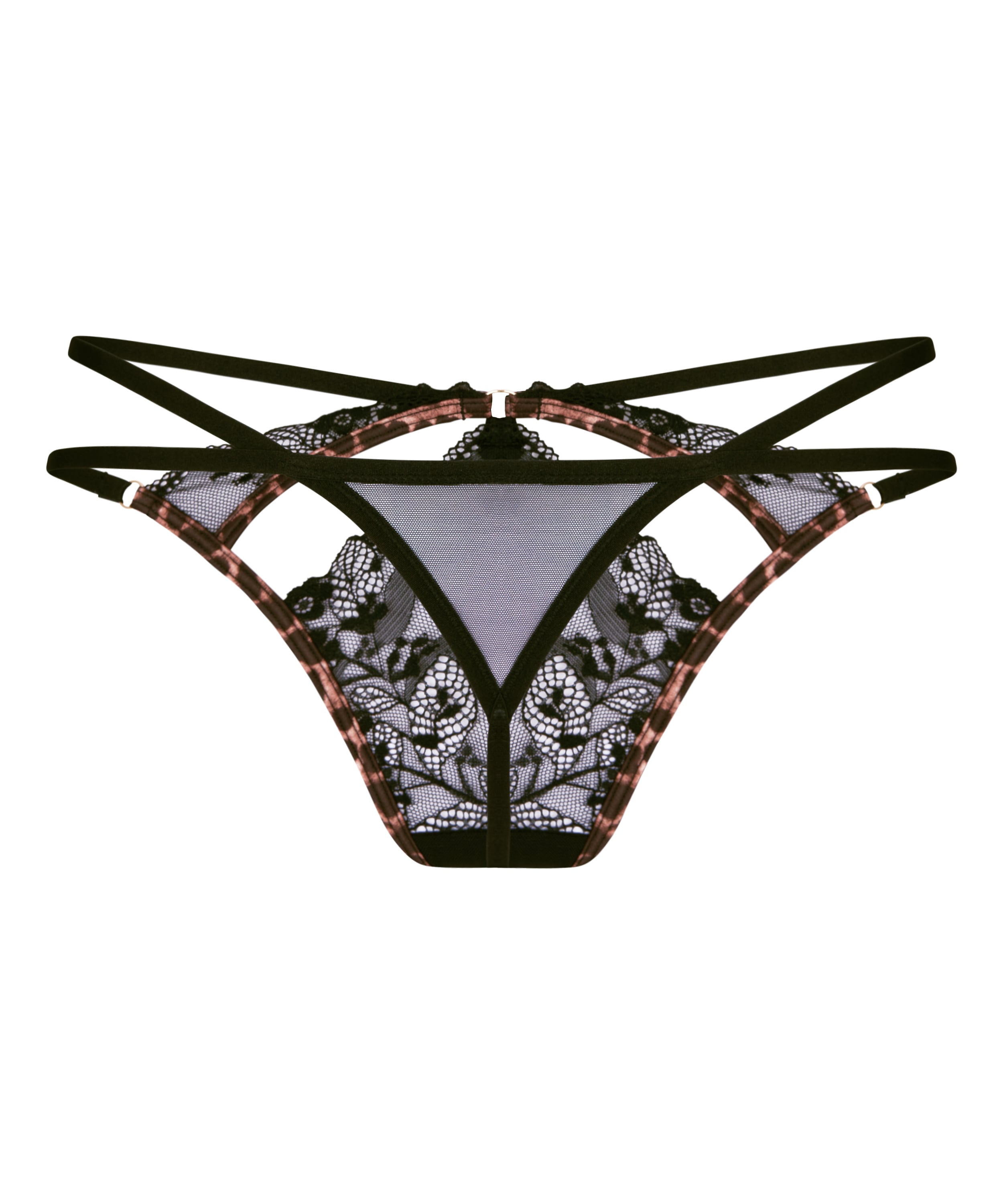 Highleg Thong Tasha, Black, main