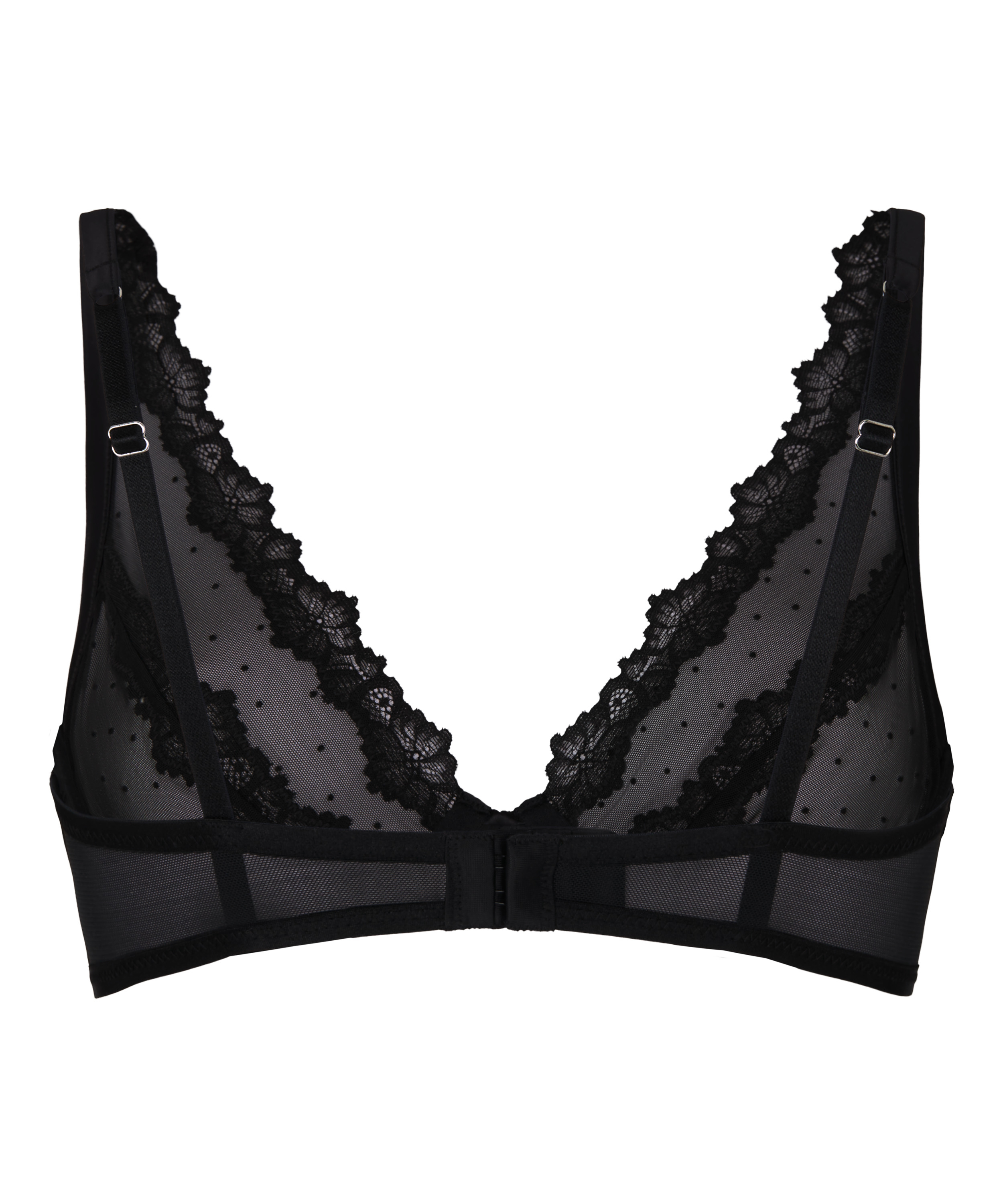 Non-Padded Underwired Bra Kat, Black, main