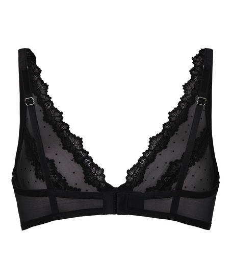Non-Padded Underwired Bra Kat, Black