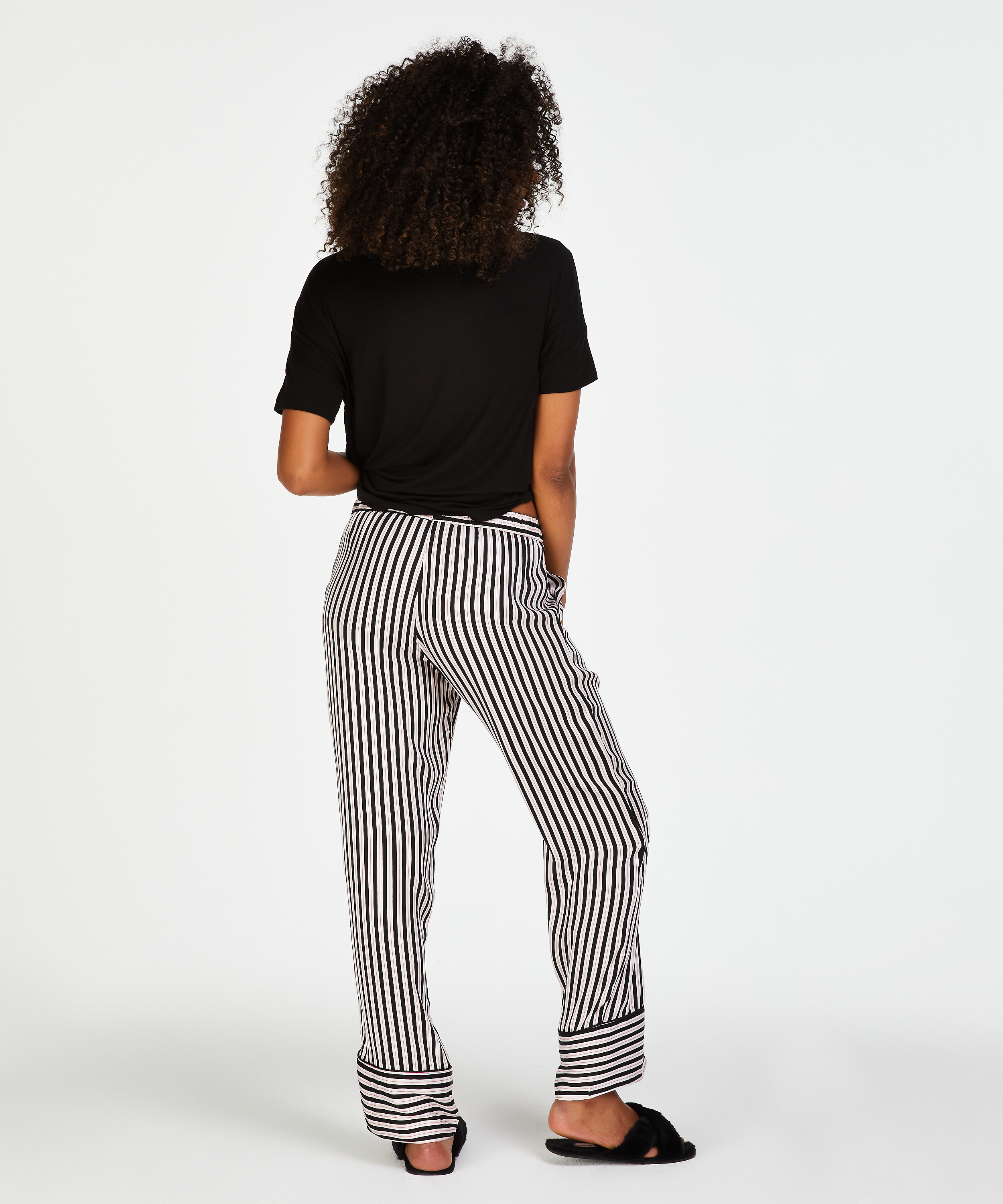 Woven Pants, Black, main