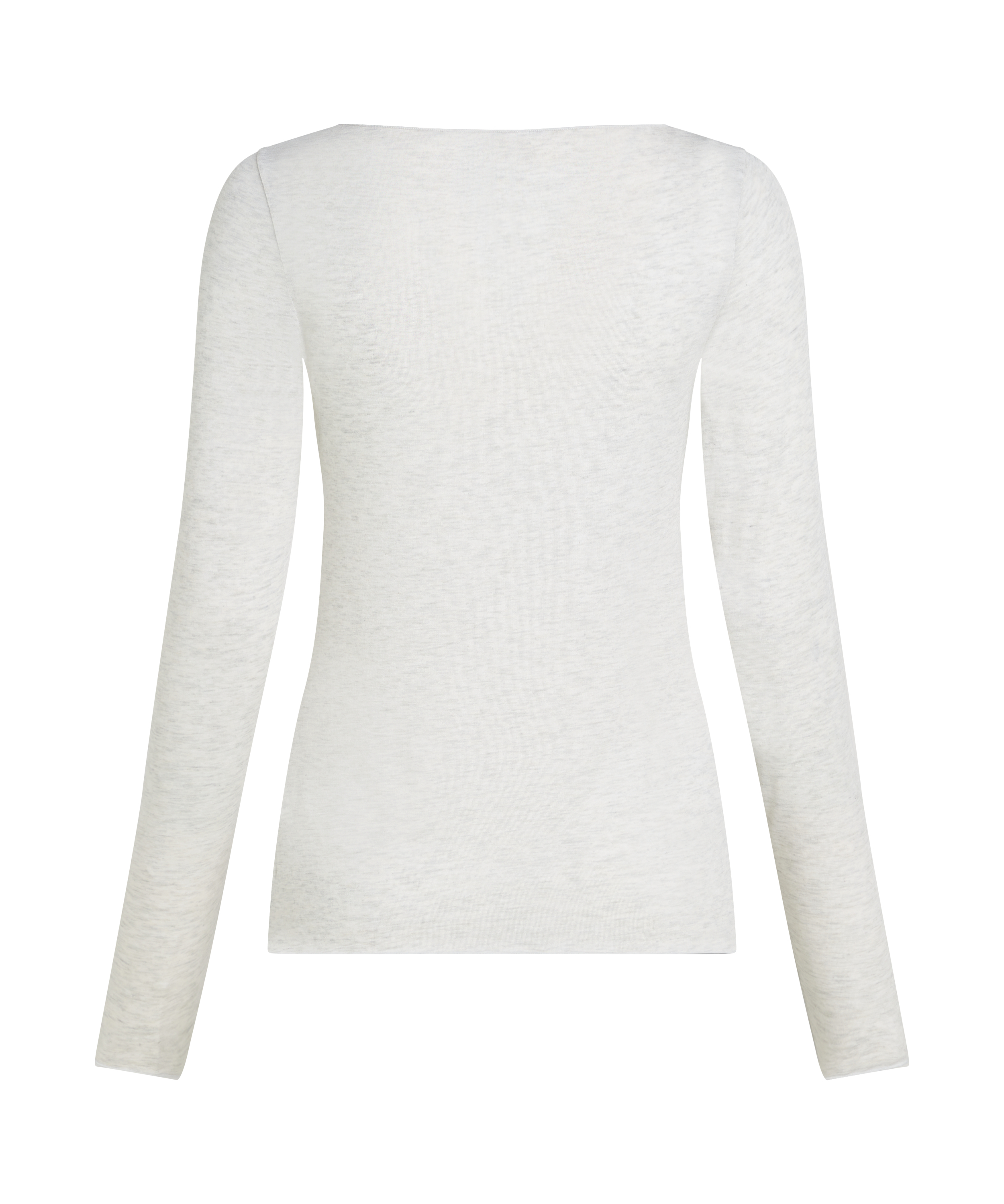 super soft Boatneck shirt with Cashmere, Gray, main