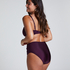 High Waisted Bikini Bottom Costa, Purple