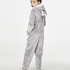 Fleece Onesie Teens, Gray