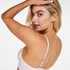 Plunge Padded Underwired Bra, Pink