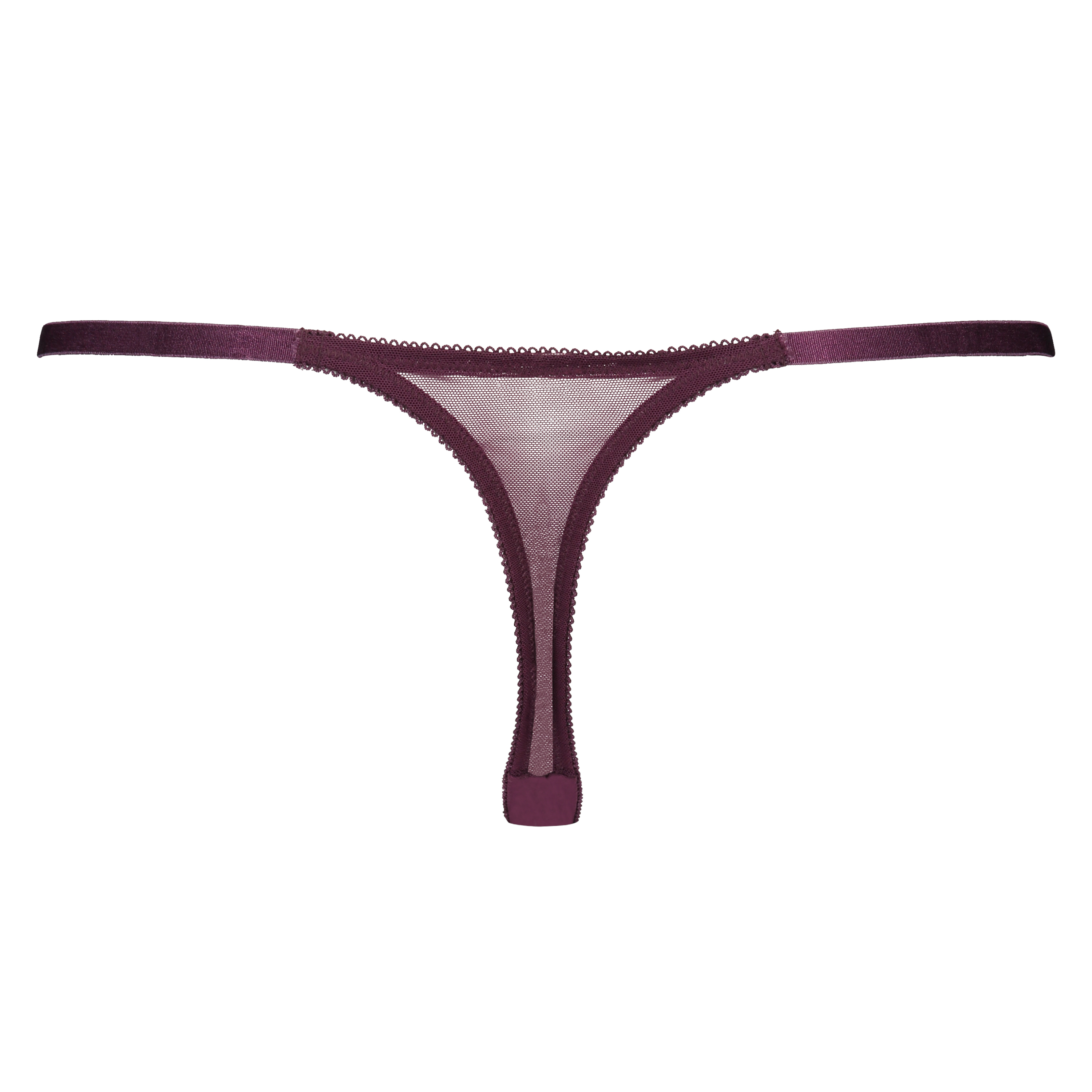 Thong Embroidered, Purple, main