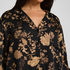 Jacket Woven Print, Black