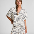 Jacket Short Sleeves Woven, White