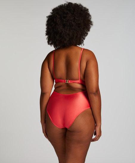 Luxe Shaping Swimsuit, Red