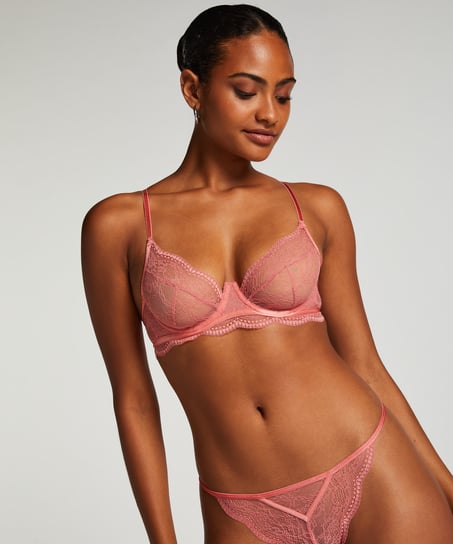 Isabelle Non-Padded Underwired Bra, Pink