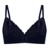 Lola Padded Non-Wired Bra, Blue