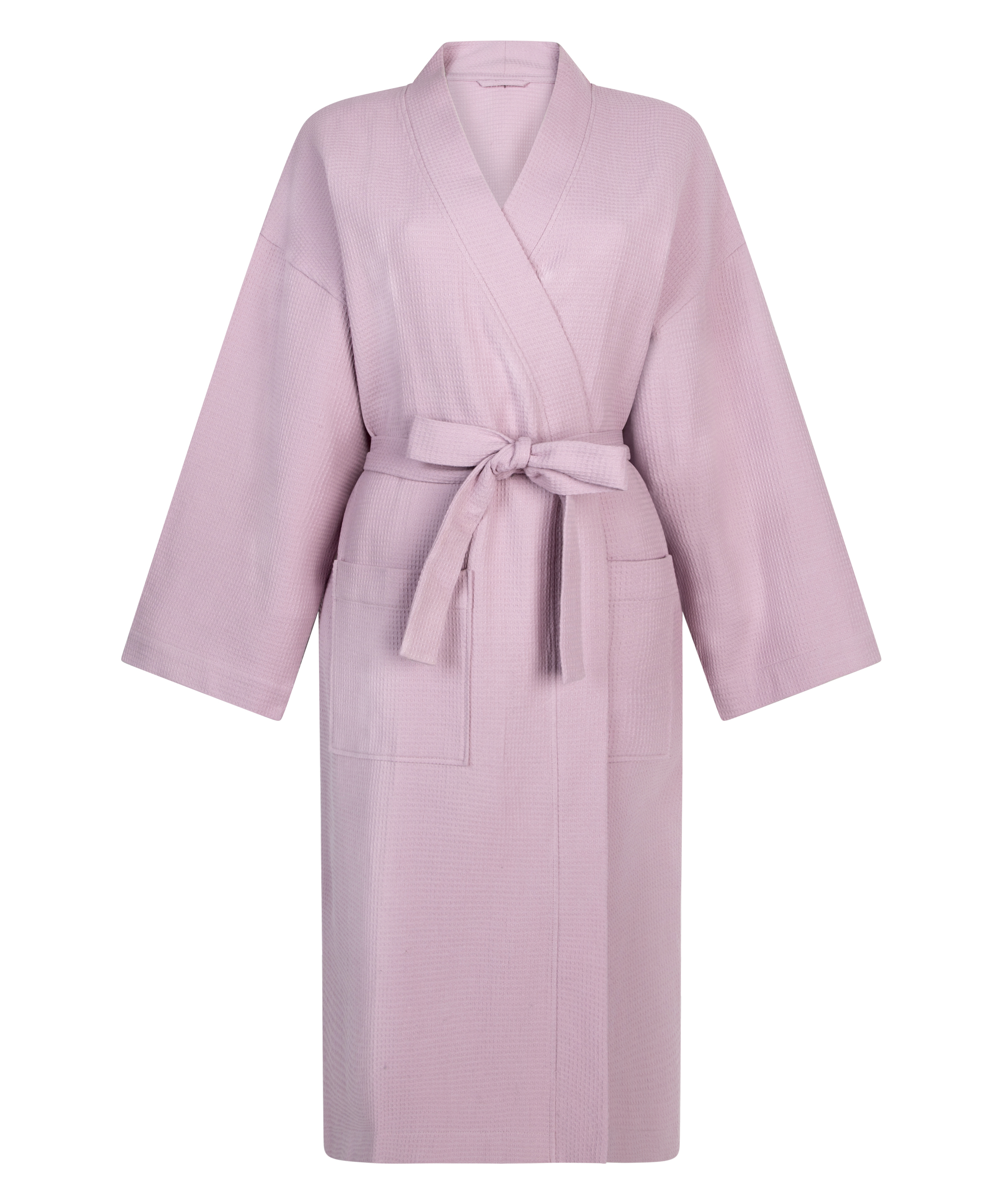 Waffle Bathrobe, Purple, main
