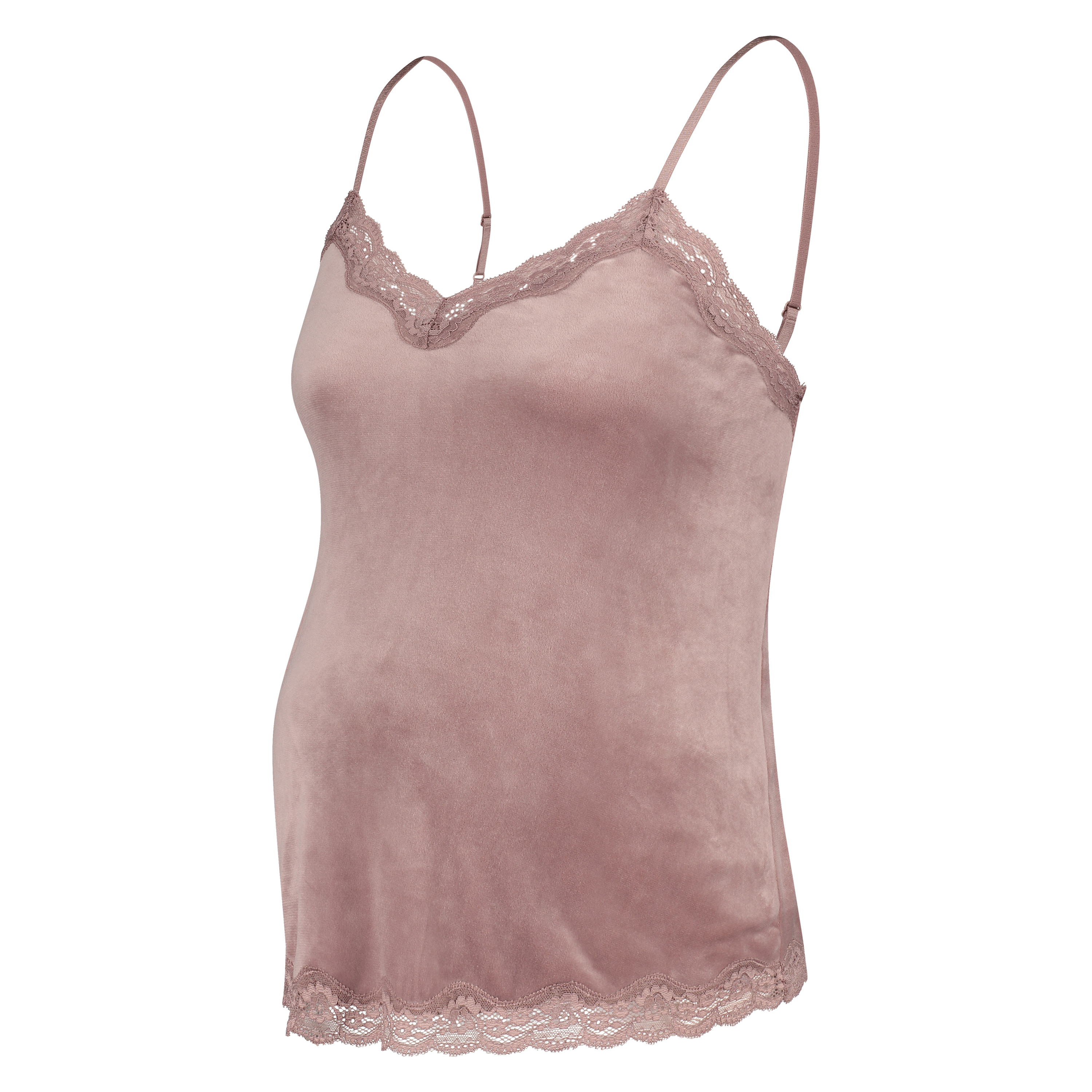 Maternity Velours cami, Pink, main