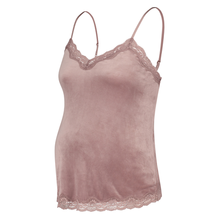 Maternity Velours cami, Pink