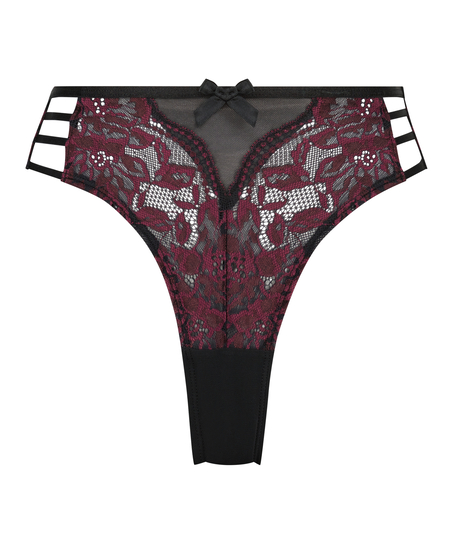 Astrid High Leg Brazilian, Black