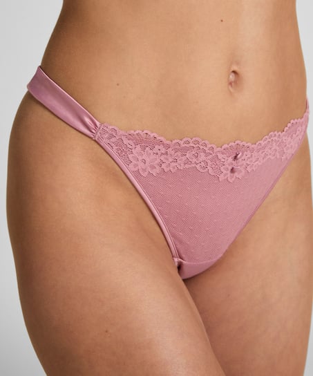 Laila Highleg Thong, Pink