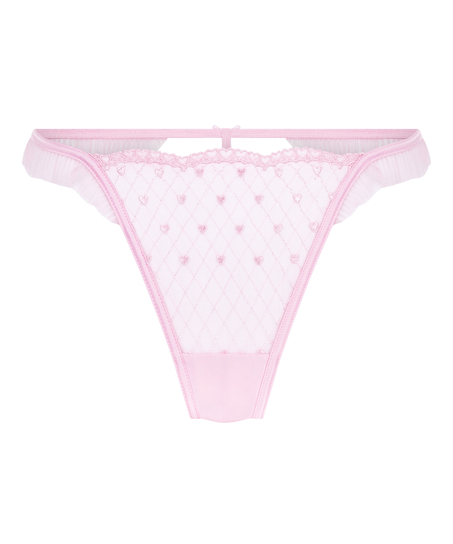 Cordelie Highleg Thong, Pink