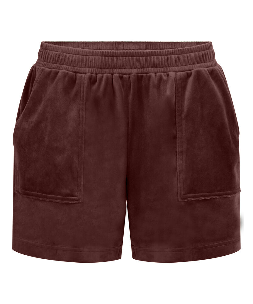 Velvet Pocket shorts, Brown, main