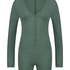Brushed Short Onesie, Green