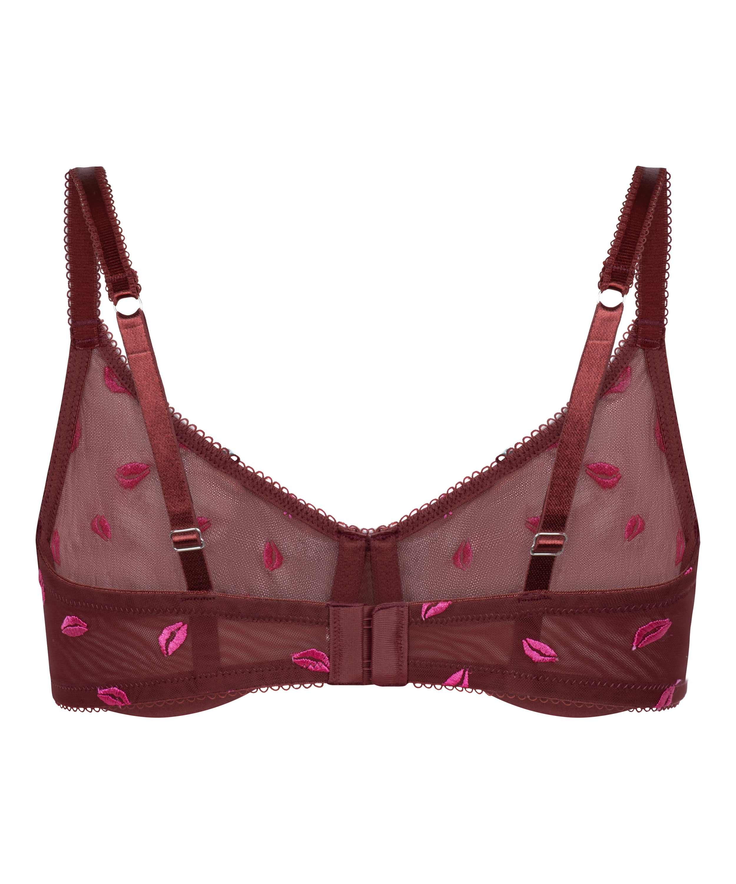Frida Non-Padded Underwired Bra, Red, main