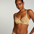 Sali Non-Padded Underwired Bra, Yellow