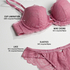 Wies High Leg Brazilian, Pink