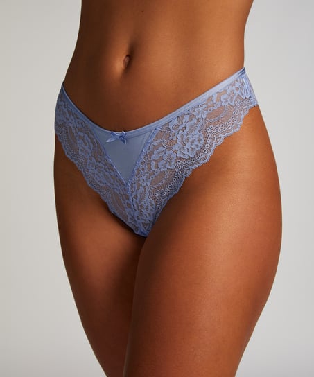 Dora High Leg Brazilian, Blue