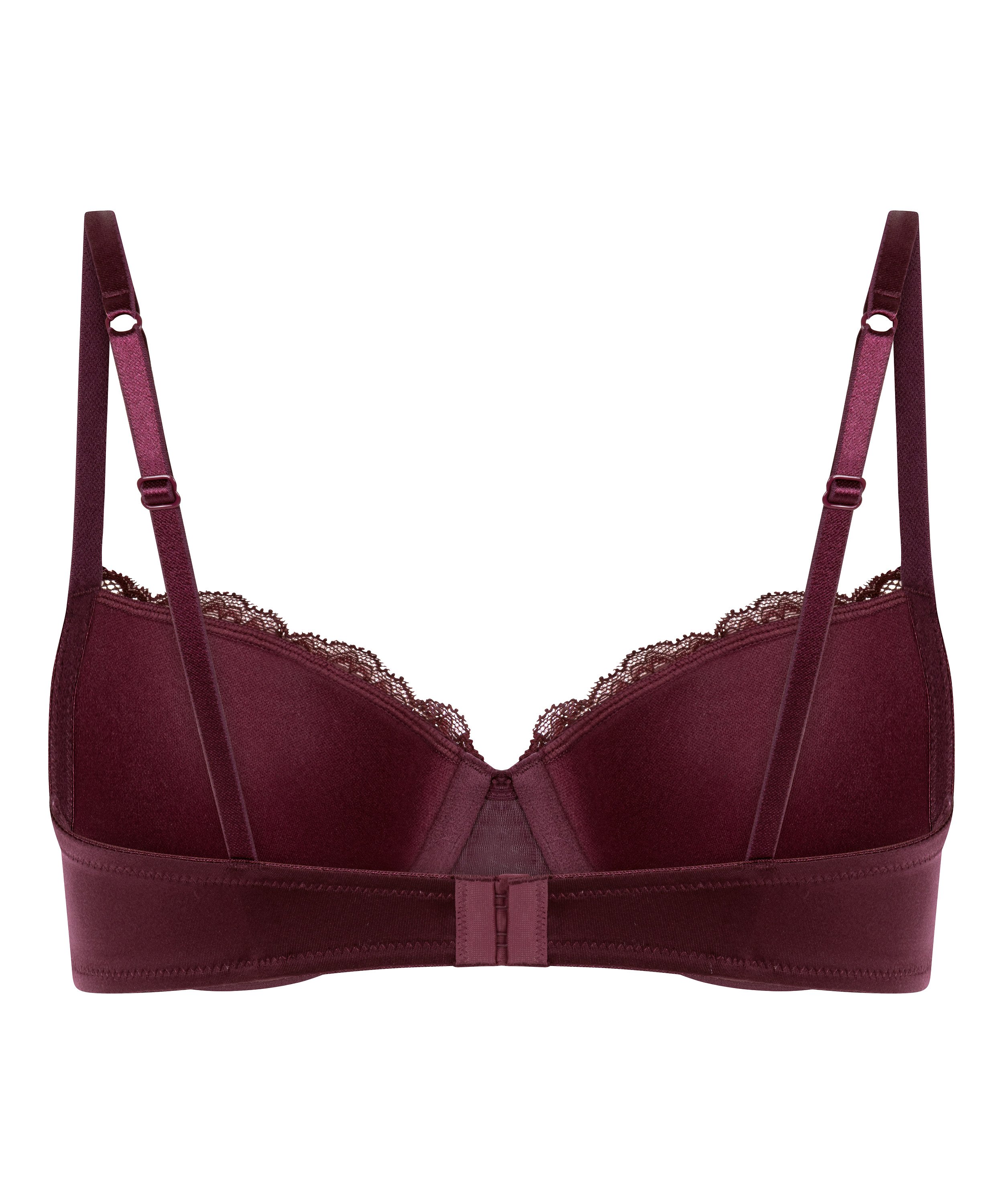 Lace & Shine Padded Underwired Bra, Purple, main