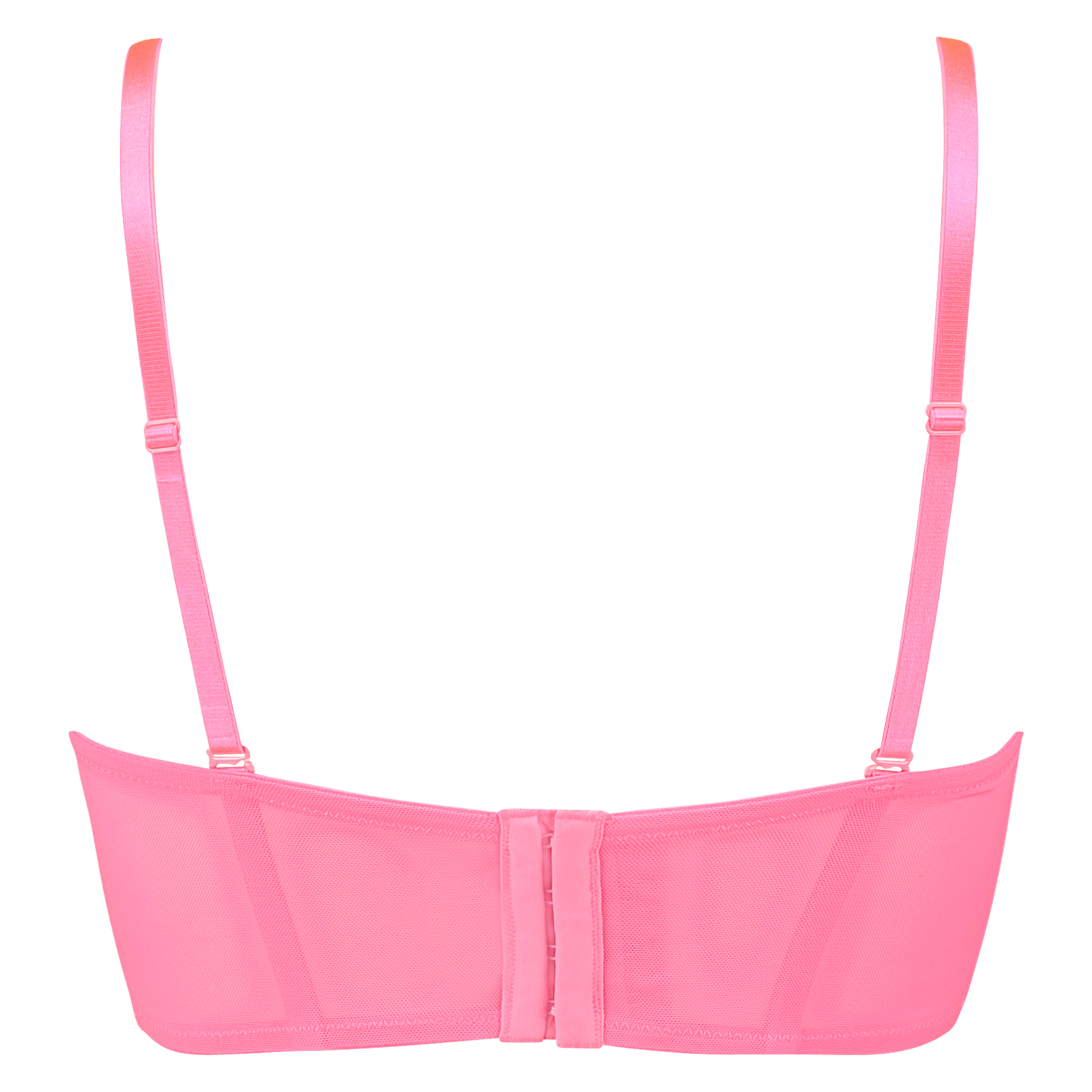 Padded longline bra Andrea, Pink, main