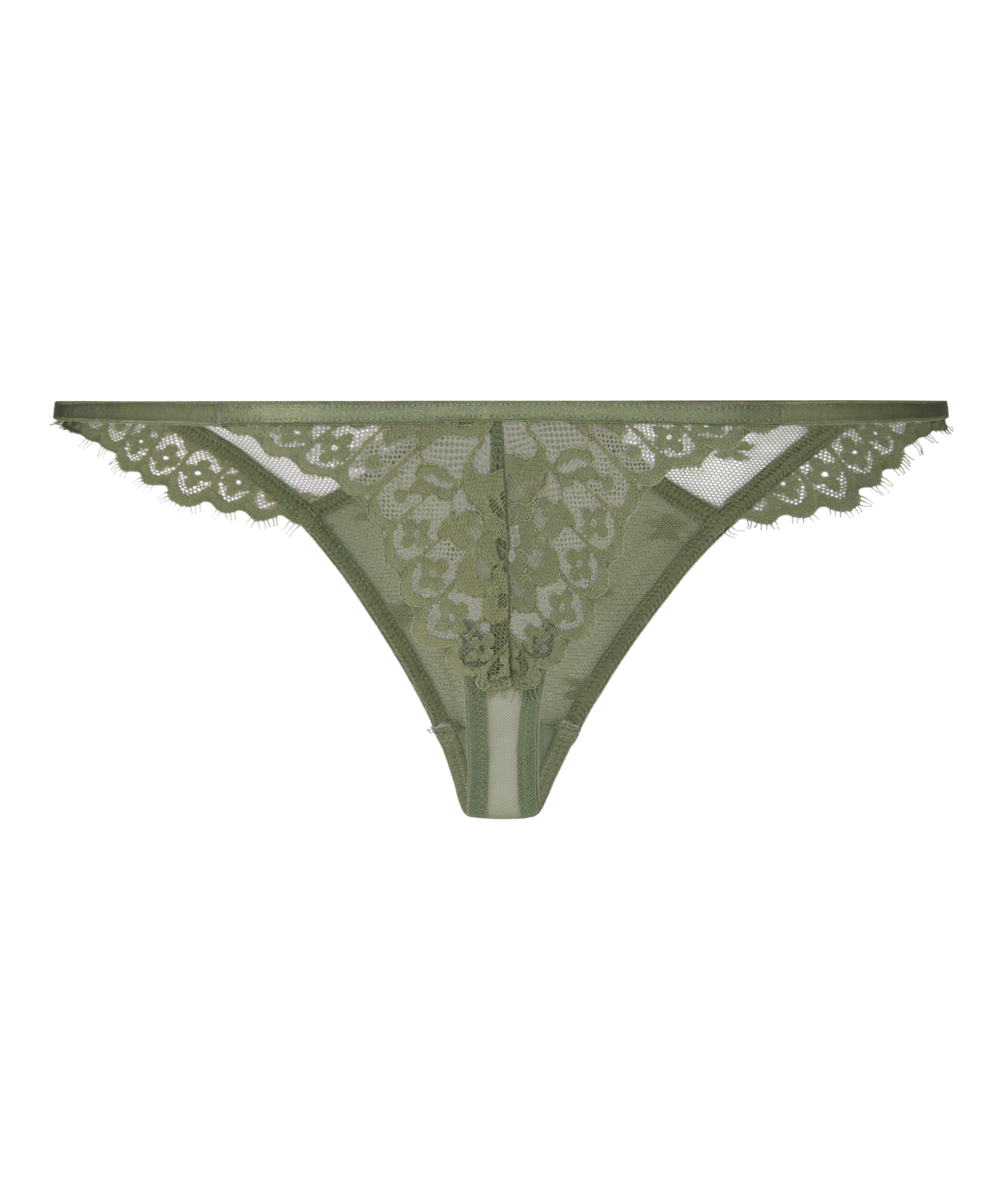 Valora Highleg Thong, Green, main