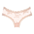 V-shaped Brazilian knickers mesh, Pink